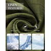 image:imageCOOFANDY Mens Button Down Shirt Long Sleeve Casual Untucked Shirts Textured Summer Beach ShirtsOlive Green