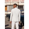 image:imageCOOFANDY Mens Casual Blazer Lightweight Sport Coat Linen Blazer Suit Jacket  2 Button Mens Blazer Smooth and Comfortable Structured feel Natural textureBreathable and Lightweight for All Year WearWhite