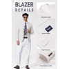image:imageCOOFANDY Mens Casual Blazer Lightweight Sport Coat Linen Blazer Suit Jacket  2 Button Mens Blazer Smooth and Comfortable Structured feel Natural textureBreathable and Lightweight for All Year WearWhite