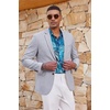 image:imageCOOFANDY Mens Casual Blazer Lightweight Sport Coat Linen Blazer Suit Jacket  2 Button Mens Blazer Smooth and Comfortable Structured feel Natural textureBreathable and Lightweight for All Year WearGrey
