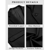 image:imageCOOFANDY Mens Casual Blazer Slim Fit Sport Coats One Button Suit Jacket  Casual BlazerCotton BlazerSmart CasualWeddingBusinessPromGraduationNotched Lapel1 Button Suit JacketPadded ShouldersBlack