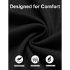 image:imageCOOFANDY Mens Casual Knit Blazer One Button Lightweight Sport Coats Business Suit JacketBlack