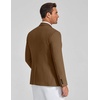 image:imageCOOFANDY Mens Casual Knit Blazer One Button Lightweight Sport Coats Business Suit JacketBrown