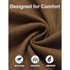 image:imageCOOFANDY Mens Casual Knit Blazer One Button Lightweight Sport Coats Business Suit JacketBrown