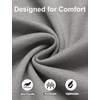 image:imageCOOFANDY Mens Casual Knit Blazer One Button Lightweight Sport Coats Business Suit JacketLight Grey