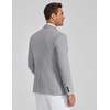image:imageCOOFANDY Mens Casual Knit Blazer One Button Lightweight Sport Coats Business Suit JacketLight Grey