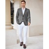 image:imageCOOFANDY Mens Casual Knit Blazer Stretch Sport Coat Two Button Suit Jackets  Two ButtonsKnit LightweightFashionWeddingCasualBusinessDark Grey