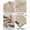 image:imageCOOFANDY Mens Casual Knit Blazer Two Button Lightweight Sport Coats Suit Jacket03light Khaki