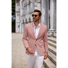 image:imageCOOFANDY Mens Casual Knit Blazer Two Button Lightweight Sport Coats Suit JacketPink