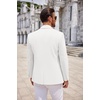 image:imageCOOFANDY Mens Casual Knit Blazer Two Button Lightweight Sport Coats Suit JacketWhite