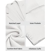image:imageCOOFANDY Mens Casual Knit Blazer Two Button Lightweight Sport Coats Suit JacketWhite