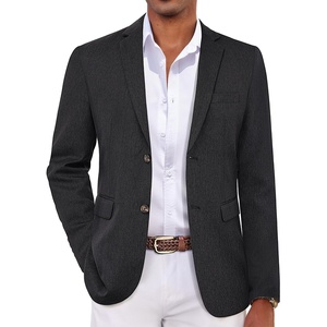 image:imageCOOFANDY Mens Casual Blazer Lightweight Sport Coat Linen Blazer Suit Jacket  2 Button Mens Blazer Smooth and Comfortable Structured feel Natural textureBreathable and Lightweight for All Year WearBlack