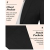 image:imageCOOFANDY Mens Blazer Casual Slim Fit Sport Coats Linen Texture Sport Jacket  Ligtweight Blazers Two Button Suit Jacket All Seaon Ideal for Casual Daily Wear Business Wedding GraduationBlack