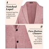 image:imageCOOFANDY Mens Blazer Casual Slim Fit Sport Coats Linen Texture Sport Jacket  Ligtweight Blazers Two Button Suit Jacket All Seaon Ideal for Casual Daily Wear Business Wedding GraduationBrick Red