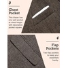 image:imageCOOFANDY Mens Blazer Casual Sport Coats Slim Fit Lightweight Sports Jacket  One Button Suit JacketLinen BlazerPlaid Blazer Shoulder PadsBrown