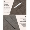 image:imageCOOFANDY Mens Blazer Casual Sport Coats Slim Fit Lightweight Sports Jacket  One Button Suit JacketLinen BlazerPlaid Blazer Shoulder PadsKhaki