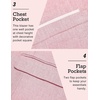 image:imageCOOFANDY Mens Blazer Casual Sport Coats Slim Fit Lightweight Sports Jacket  One Button Suit JacketLinen BlazerPlaid Blazer Shoulder PadsPink