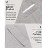image:imageCOOFANDY Mens Blazer Casual Sport Coats Slim Fit Lightweight Sports Jacket  One Button Suit JacketLinen BlazerPlaid Blazer Shoulder PadsSky Grey