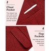 image:imageCOOFANDY Mens Blazer Casual Sport Coats Slim Fit Lightweight Sports Jacket  One Button Suit JacketLinen BlazerPlaid Blazer Shoulder PadsWine Red