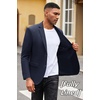 image:imageCOOFANDY Mens Casual Blazer Slim Fit Suit Jacket Lightweight Knit Sport Coat Two Button Blazer JacketNavy Blue