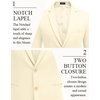 image:imageCOOFANDY Mens Casual Blazer Slim Fit Two Button Knit Sport Coat  Lightweight BlazerNotch LapelSuit JacketBusiness Casual Wedding Travel PartyBeige
