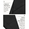 image:imageCOOFANDY Mens Casual Blazer Slim Fit Two Button Knit Sport Coat  Lightweight BlazerNotch LapelSuit JacketBusiness Casual Wedding Travel PartyBlack