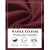 image:imageCOOFANDY Mens Casual Blazer Slim Fit Two Button Knit Sport Coat  Lightweight BlazerNotch LapelSuit JacketBusiness Casual Wedding Travel PartyBurgundy