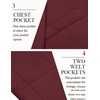 image:imageCOOFANDY Mens Casual Blazer Slim Fit Two Button Knit Sport Coat  Lightweight BlazerNotch LapelSuit JacketBusiness Casual Wedding Travel PartyBurgundy