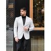 image:imageCOOFANDY Mens Casual Blazer Slim Fit Two Button Knit Sport Coat  Lightweight BlazerNotch LapelSuit JacketBusiness Casual Wedding Travel PartyLight Grey