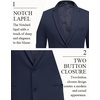 image:imageCOOFANDY Mens Casual Blazer Slim Fit Two Button Knit Sport Coat  Lightweight BlazerNotch LapelSuit JacketBusiness Casual Wedding Travel PartyNavy Blue