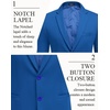 image:imageCOOFANDY Mens Casual Blazer Slim Fit Two Button Knit Sport Coat  Lightweight BlazerNotch LapelSuit JacketBusiness Casual Wedding Travel PartyRoyal Blue