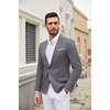 image:imageCOOFANDY Mens Casual Blazer Suit Jackets One Button Sport Coats Lightweight Business Sports JacketsMedium Gray