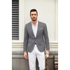 image:imageCOOFANDY Mens Casual Blazer Suit Jackets One Button Sport Coats Lightweight Business Sports JacketsMedium Gray