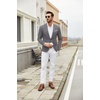 image:imageCOOFANDY Mens Casual Blazer Suit Jackets One Button Sport Coats Lightweight Business Sports JacketsMedium Gray