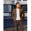 image:imageCOOFANDY Mens Casual Linen Blazer Jacket Lightweight Sport Coats Two Button Suit JacketsBrown
