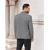 image:imageCOOFANDY Mens Metallic Jacket Casual Sport Coat 70s Party Disco Outfits  Sequin BlazerSparkle Jacket80s Style2Button BlazerNotched LapelCasualPartyDiscoPromHalloweenChristmas New Year EveSilver Plaid
