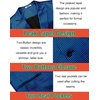 image:imageCOOFANDY Mens Metallic Jacket Casual Sport Coat 70s Party Disco Outfits  Sequin BlazerSparkle Jacket80s Style2Button BlazerNotched LapelCasualPartyDiscoPromHalloweenChristmas New Year EveBlue