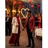 image:imageCOOFANDY Mens Metallic Jacket Casual Sport Coat 70s Party Disco Outfits  Sequin BlazerSparkle Jacket80s Style2Button BlazerNotched LapelCasualPartyDiscoPromHalloweenChristmas New Year Eve05red