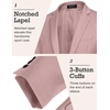 image:imageCOOFANDY Mens Sport Coat Casual Blazer One Button Business Suit Jacket  Regular Fit Sports Coat Lightweight Blazers Notch Lapel Solid Color Wedding Prom Party Dress Casual Daily BusinessDark Pink