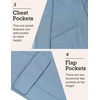 image:imageCOOFANDY Mens Sport Coat Casual Blazer One Button Business Suit Jacket  Regular Fit Sports Coat Lightweight Blazers Notch Lapel Solid Color Wedding Prom Party Dress Casual Daily BusinessClear Blue