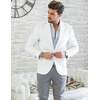 image:imageCOOFANDY Mens Sport Coat Casual Blazer One Button Business Suit Jacket  Regular Fit Sports Coat Lightweight Blazers Notch Lapel Solid Color Wedding Prom Party Dress Casual Daily BusinessWhite