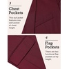 image:imageCOOFANDY Mens Sport Coat Casual Blazer One Button Business Suit Jacket  Regular Fit Sports Coat Lightweight Blazers Notch Lapel Solid Color Wedding Prom Party Dress Casual Daily BusinessBurgundy