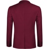image:imageCOOFANDY Mens Sport Coat Casual Blazer One Button Business Suit Jacket  Regular Fit Sports Coat Lightweight Blazers Notch Lapel Solid Color Wedding Prom Party Dress Casual Daily BusinessBurgundy