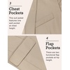 image:imageCOOFANDY Mens Sport Coat Casual Blazer One Button Business Suit Jacket  Regular Fit Sports Coat Lightweight Blazers Notch Lapel Solid Color Wedding Prom Party Dress Casual Daily BusinessLight Khaki