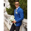 image:imageCOOFANDY Mens Sport Coat Casual Blazer One Button Business Suit Jacket  Regular Fit Sports Coat Lightweight Blazers Notch Lapel Solid Color Wedding Prom Party Dress Casual Daily BusinessGem Blue