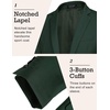 image:imageCOOFANDY Mens Sport Coat Casual Blazer One Button Business Suit Jacket  Regular Fit Sports Coat Lightweight Blazers Notch Lapel Solid Color Wedding Prom Party Dress Casual Daily BusinessGreen