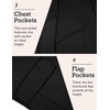 image:imageCOOFANDY Mens Sport Coat Casual Blazer One Button Business Suit Jacket  Regular Fit Sports Coat Lightweight Blazers Notch Lapel Solid Color Wedding Prom Party Dress Casual Daily BusinessBlack