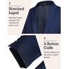 image:imageCOOFANDY Mens Sport Coat Casual Blazer One Button Business Suit Jacket  Regular Fit Sports Coat Lightweight Blazers Notch Lapel Solid Color Wedding Prom Party Dress Casual Daily BusinessRoyal Blue