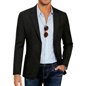 image:imageCOOFANDY Mens Blazer Casual Slim Fit Sport Coats Linen Texture Sport Jacket  Ligtweight Blazers Two Button Suit Jacket All Seaon Ideal for Casual Daily Wear Business Wedding GraduationBlack