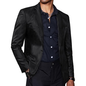 image:imageCOOFANDY Mens Metallic Jacket Casual Sport Coat 70s Party Disco Outfits  Sequin BlazerSparkle Jacket80s Style2Button BlazerNotched LapelCasualPartyDiscoPromHalloweenChristmas New Year EveBlack